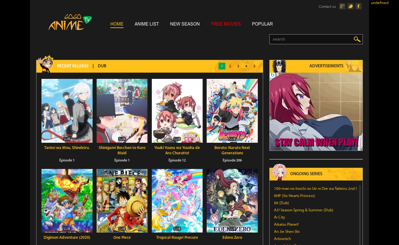 watch anime free online