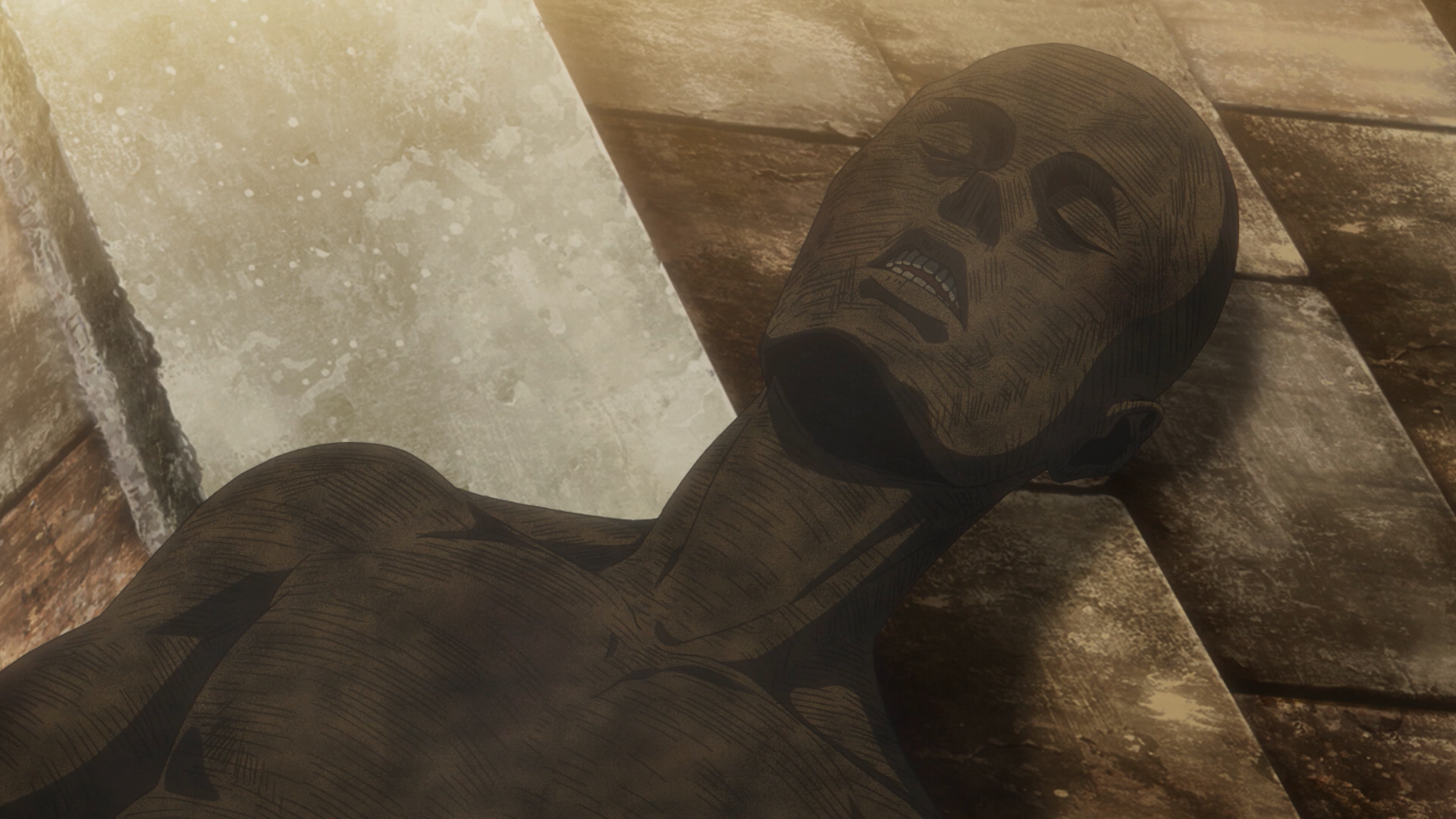 Armin's burnt body is discovered 