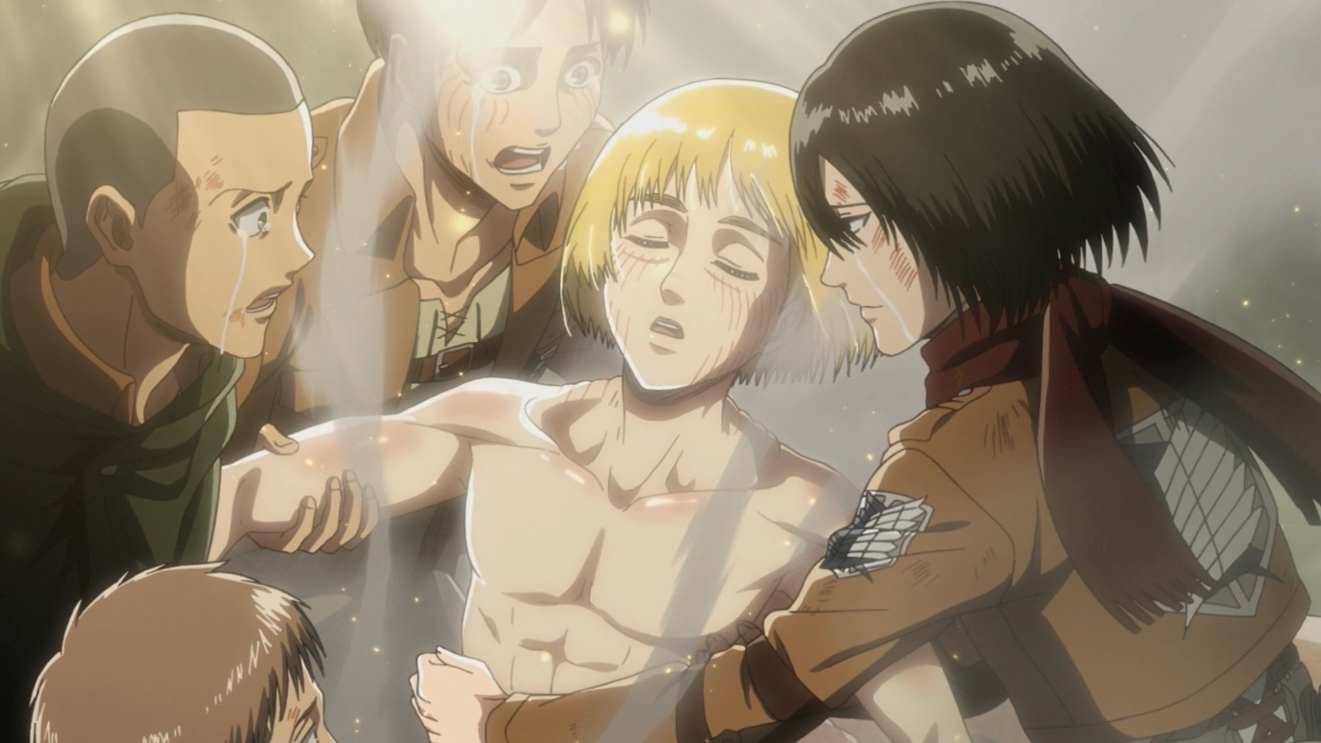 Armin transforms from Titan back to human
