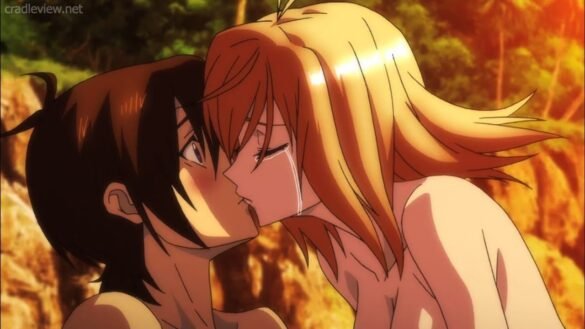 Cross Ange - Kiss scene