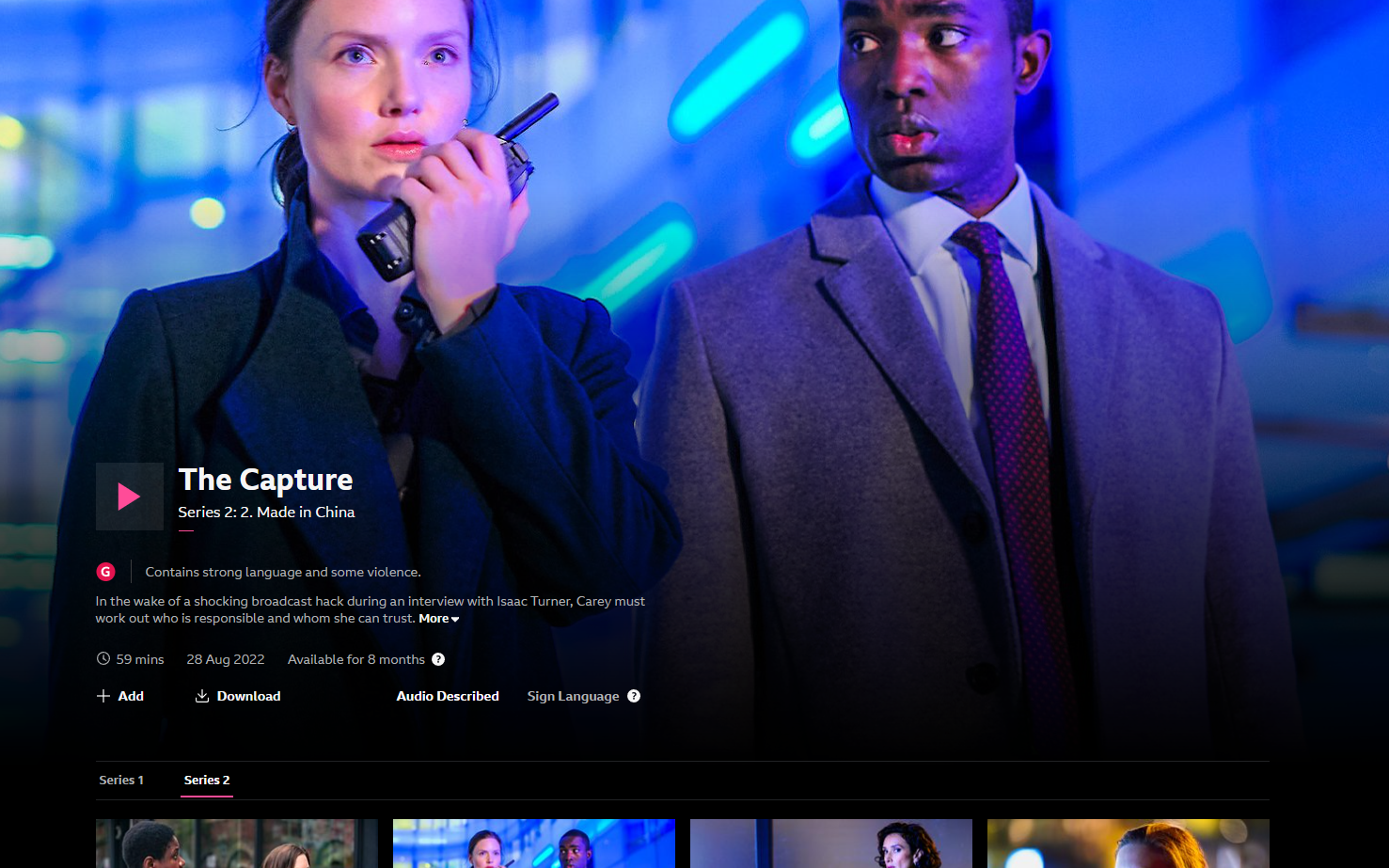 watch The Capture if your from the US