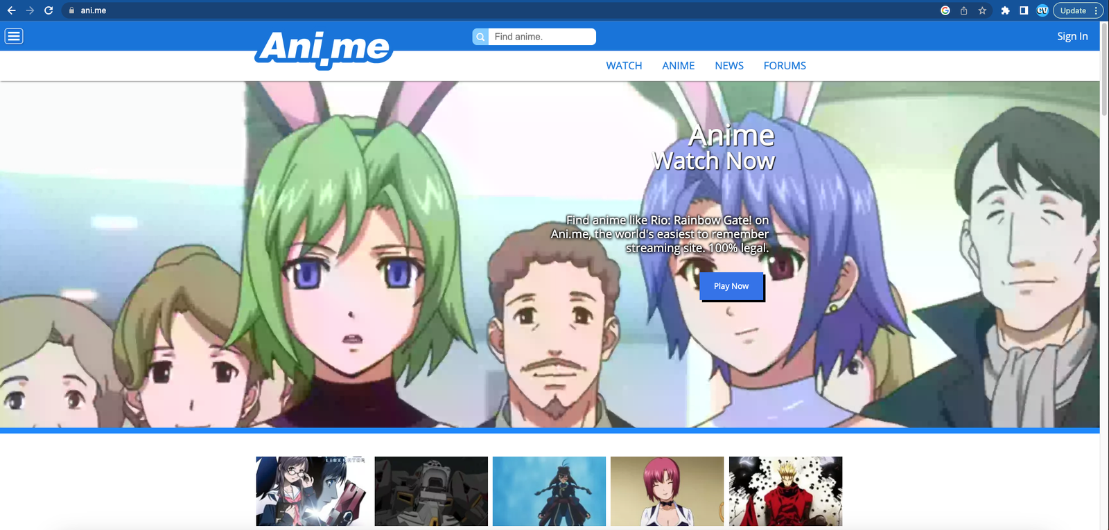 watch anime free online