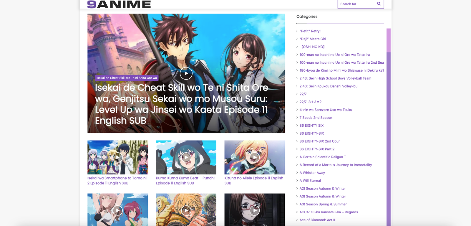 watch anime free online