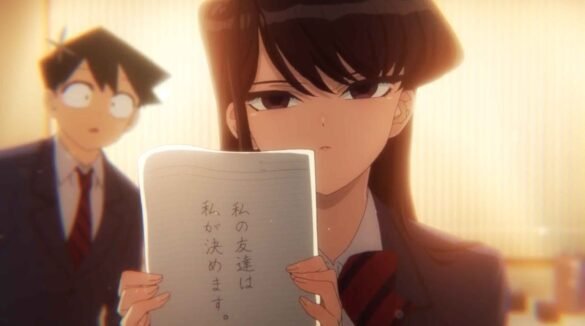 Komi Can't Communicate - Komi writes on her notepad