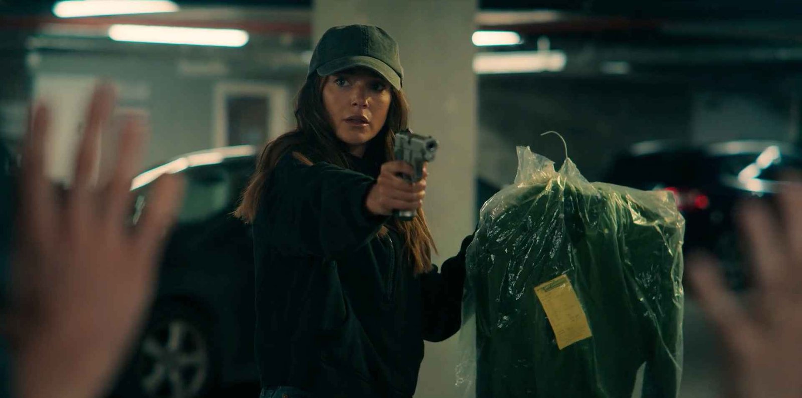 Fool Me Once - Maya holds up Izabella and Marty with a gun