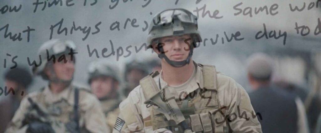 Dear John - John Tyree wearing a military uniform