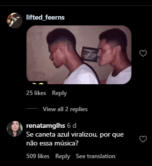 Brazilian Folk Song Video Instagram Comments 3