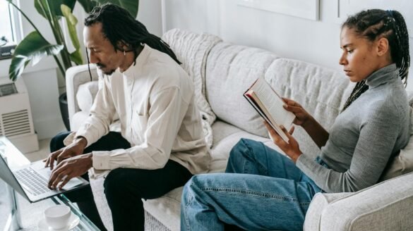 concentrated couple working on How To Write A Movie Novelization - Step By Step