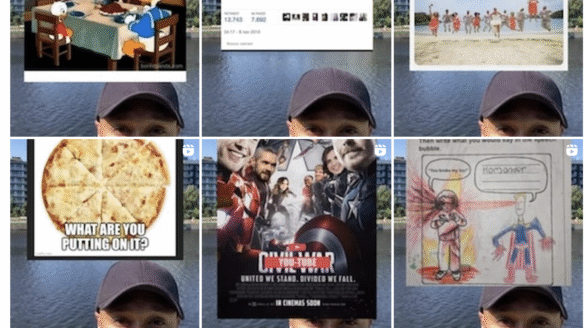 An overview of the Commander Pain Instagram account