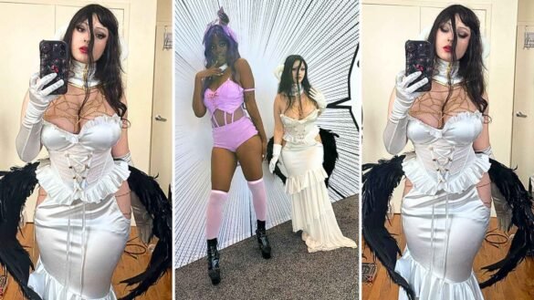 Ghoulishbats Ainz Ooal Gown Cosplay sexy Photos