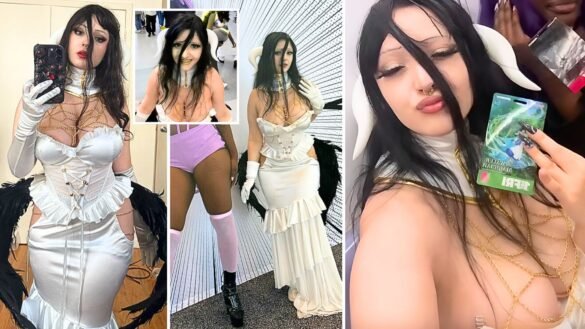 Ghoulishbats Ainz Ooal Gown Cosplay sexy Photos