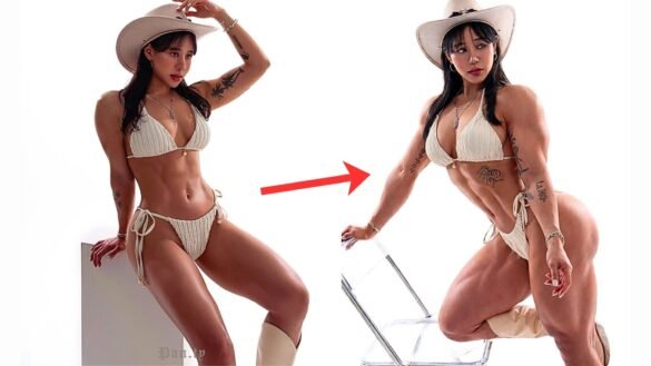 Korean Fitness Panty Model Uses AI To Make Herself More Muscular In New Instagram Posts