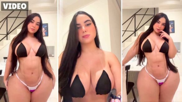 Victoria Matosa Body Count revealed while she stuns fans in a white thong and black bikini